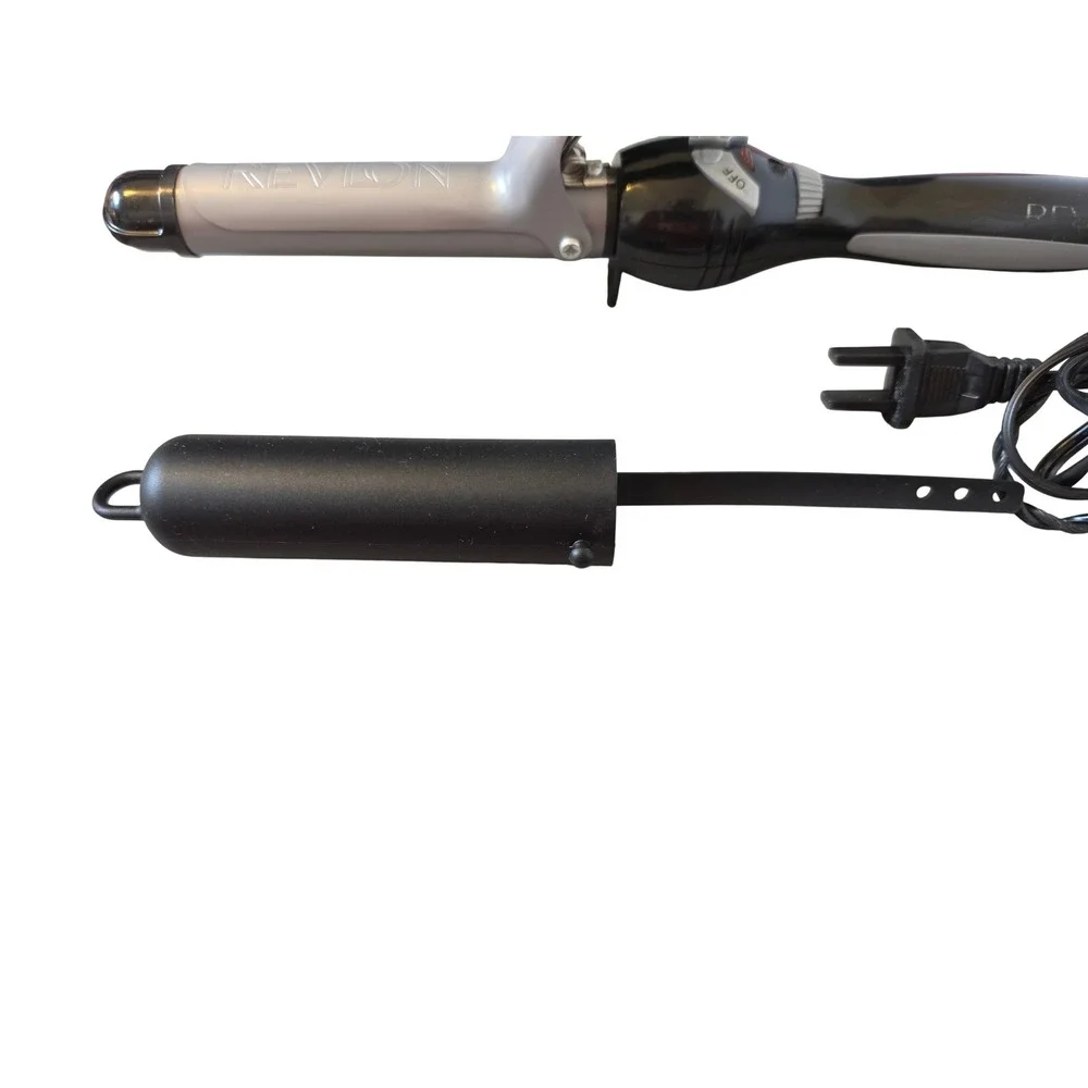 Revlon Perfect Heat Curling Iron  with‎ Heat Sleeve Cover 1-1.5